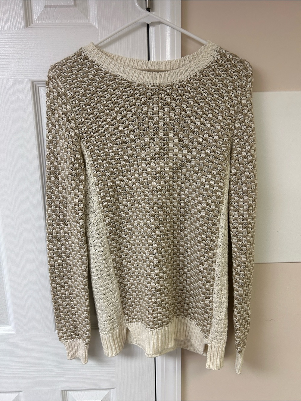 Calvin Klein Pullover Sweater Cardigan Marled Scoop Neck